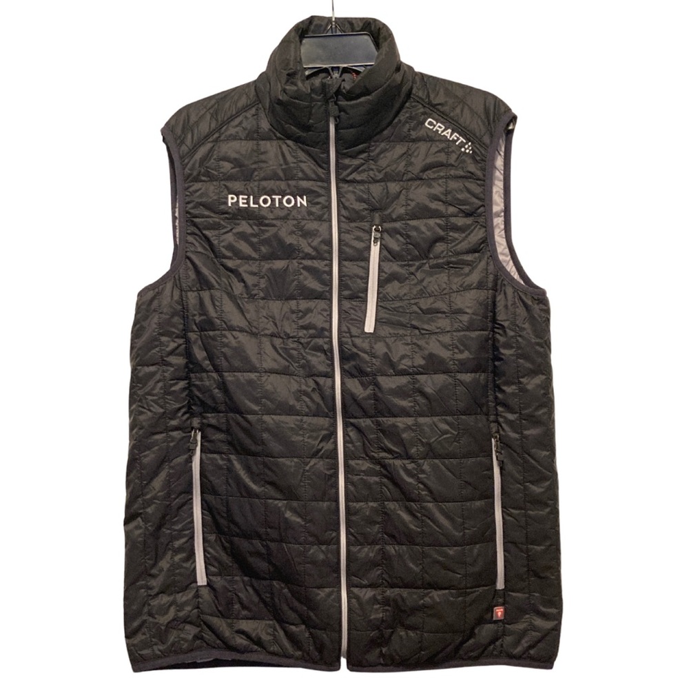 Peloton Black Quilted Vest
